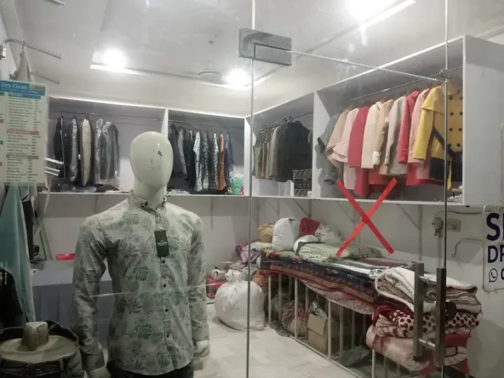 Dry Cleaner Shop for Sale - Gadwaal Road - Wah