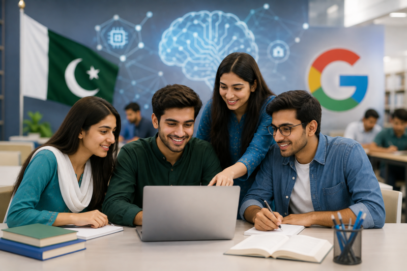 Pakistan, Google Partner to Give Students Free AI Tools for One Year