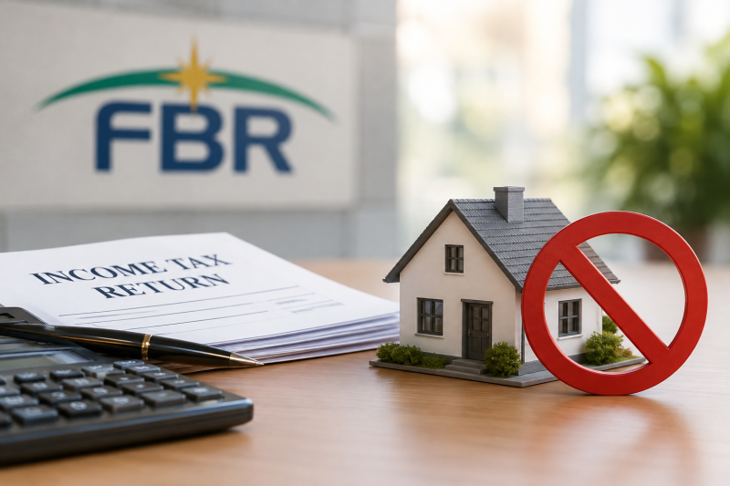 Late Tax Filers May Face FBR Restrictions on Property Purchases