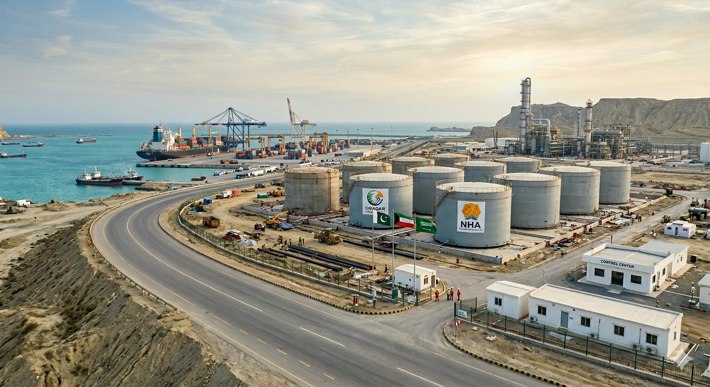 Pakistan Invites Global Partners to Develop Strategic Oil Reserves at Gwadar Energy City