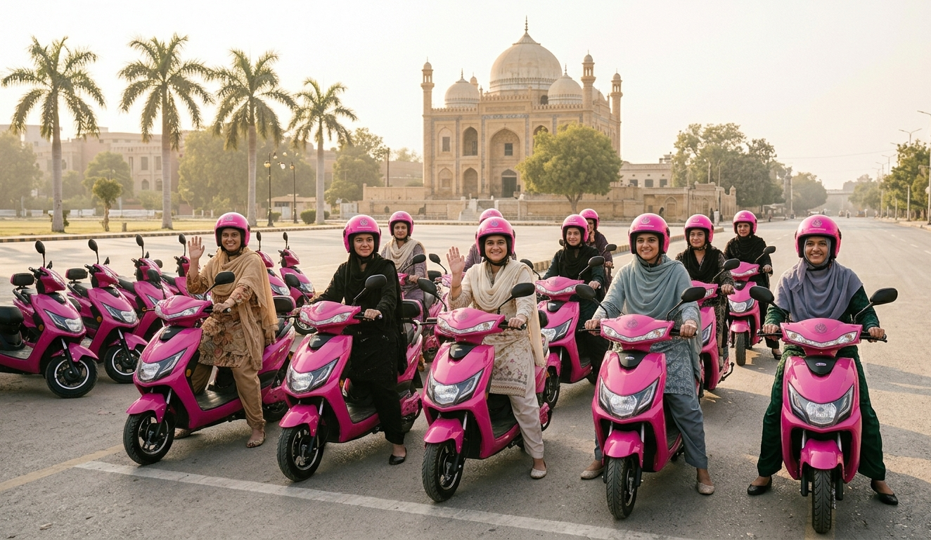 Sindh Extends Free Pink Scooty Initiative to Hyderabad