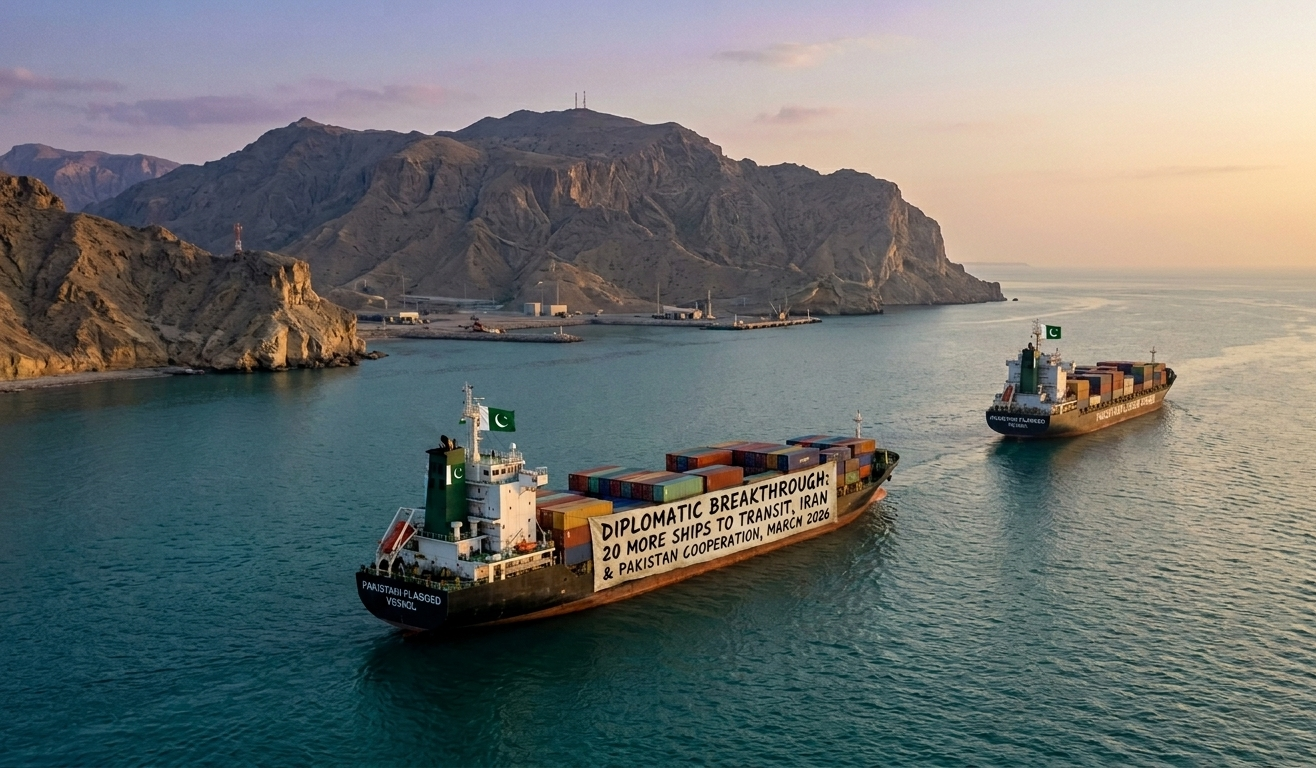 Iran Permits 20 More Pakistani Ships Through Strait of Hormuz