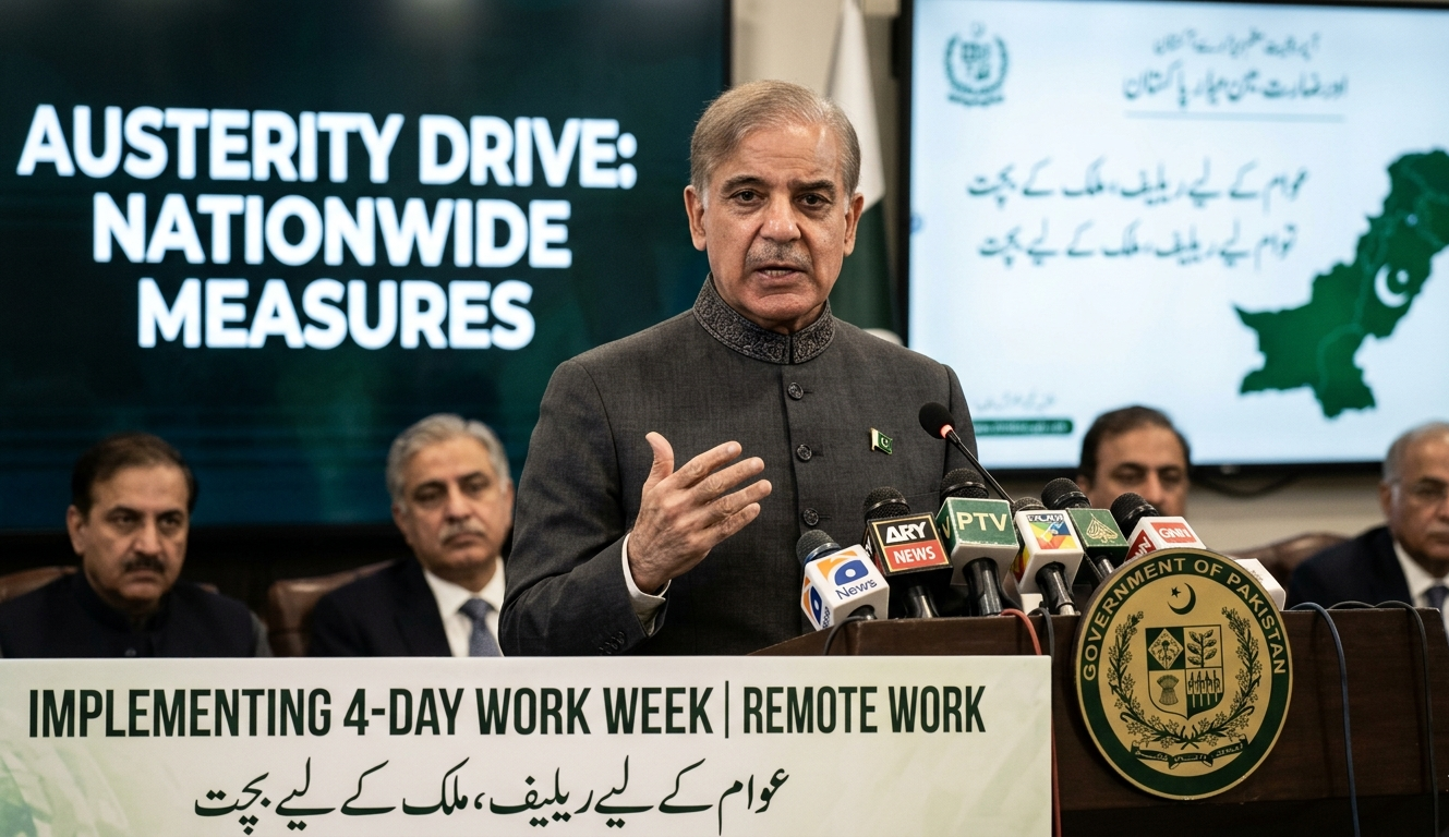 Pakistan Targets Fuel Crisis with 4-Day Work Week and Radical Austerity Measures