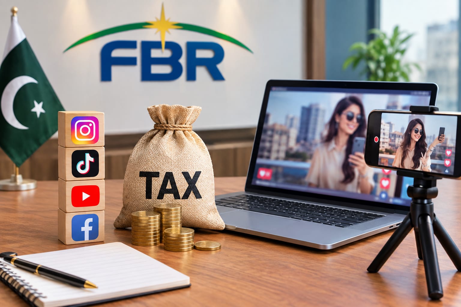 FBR Introduces New  Social Media Influencers Tax
