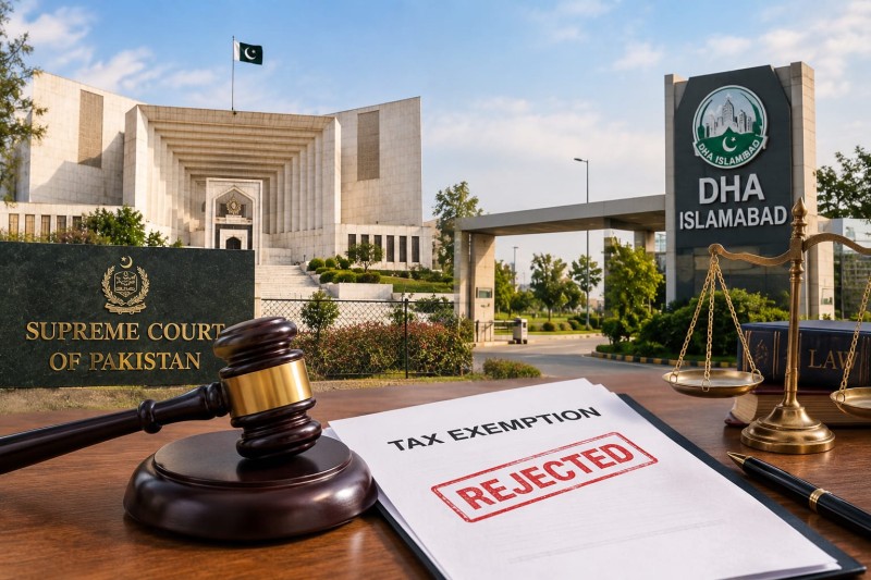 Supreme Court Rejected Income Tax Exemption Claim by DHA Islamabad