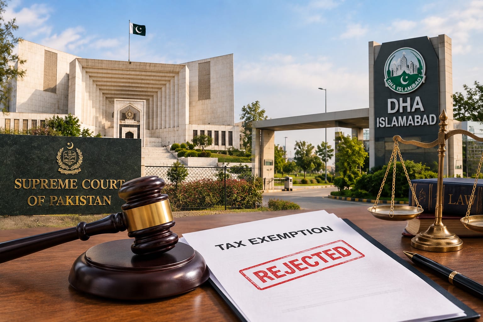 Supreme Court Rejected Income Tax Exemption Claim by DHA Islamabad
