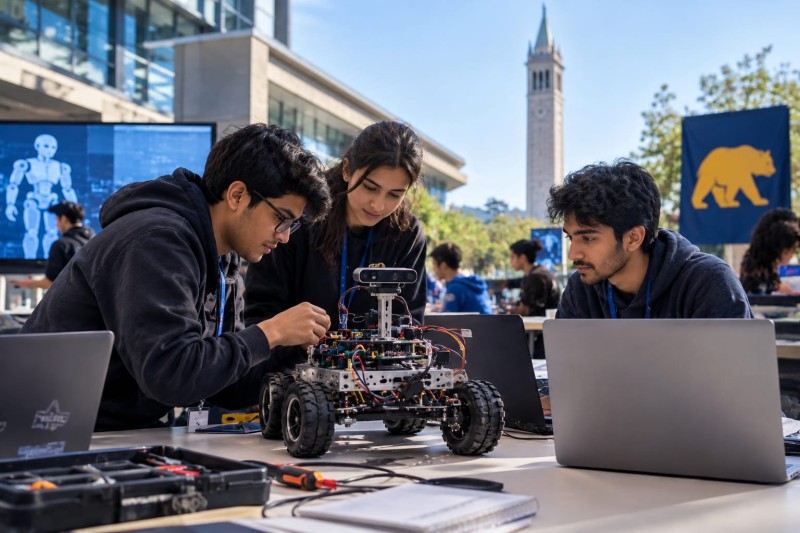 Pakistani World Context Organizes Robotics Hackathon at UC Berkeley