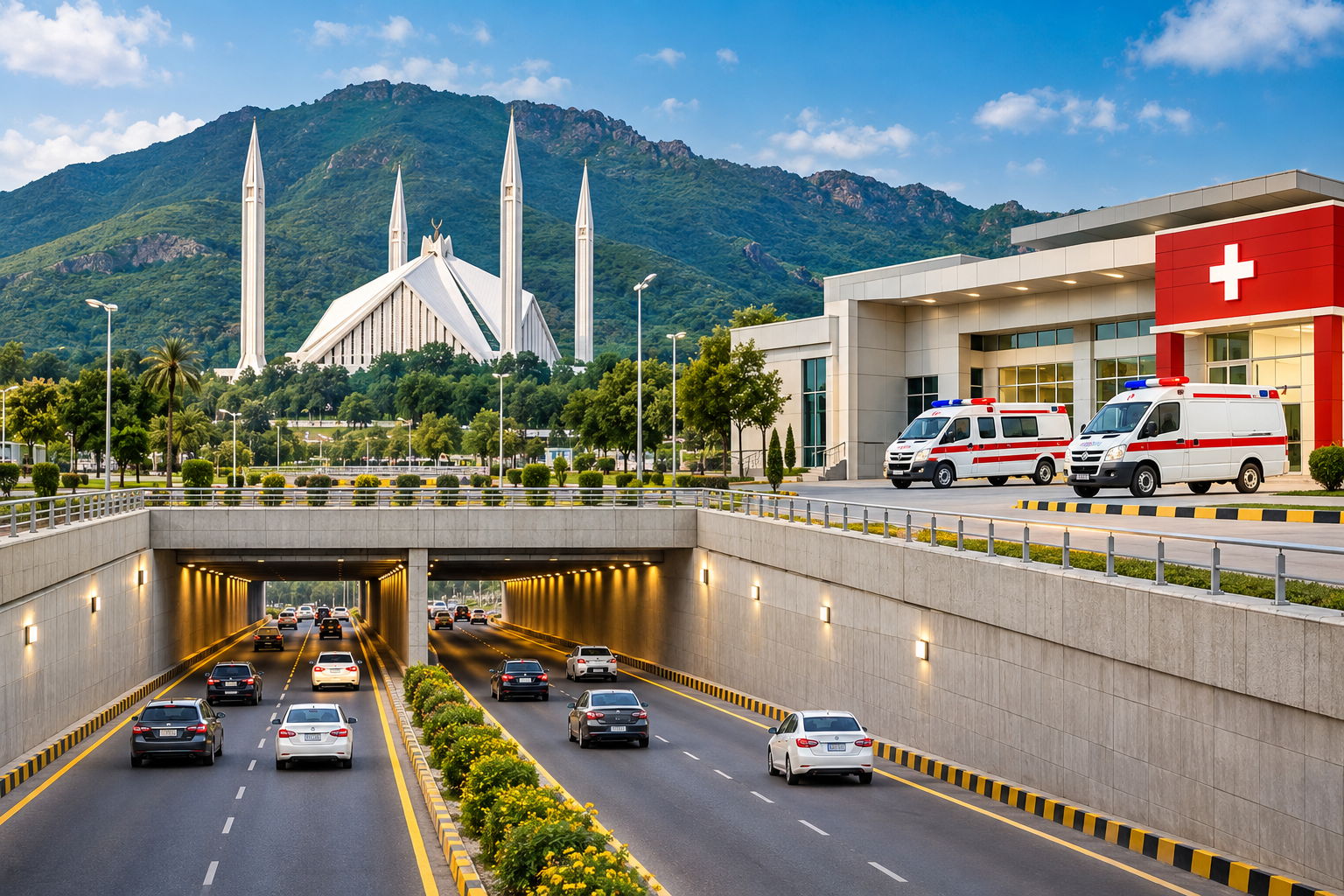 Islamabad to Get New Underpasses and Emergency Service